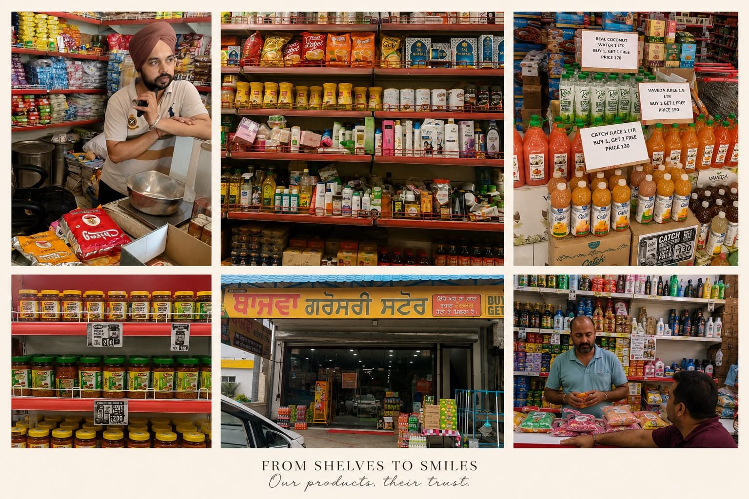 Kirana counters across Punjab stocking products distributed by ATC